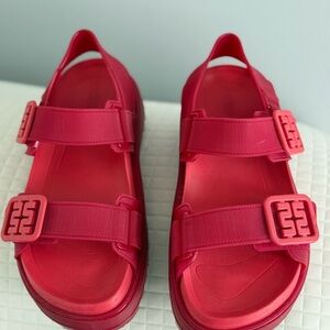 Melissa Vibrant Red Vegan Sole